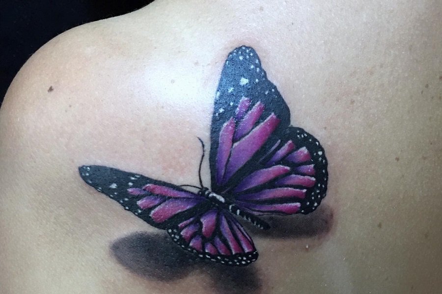 3D Butterfly Tattoos