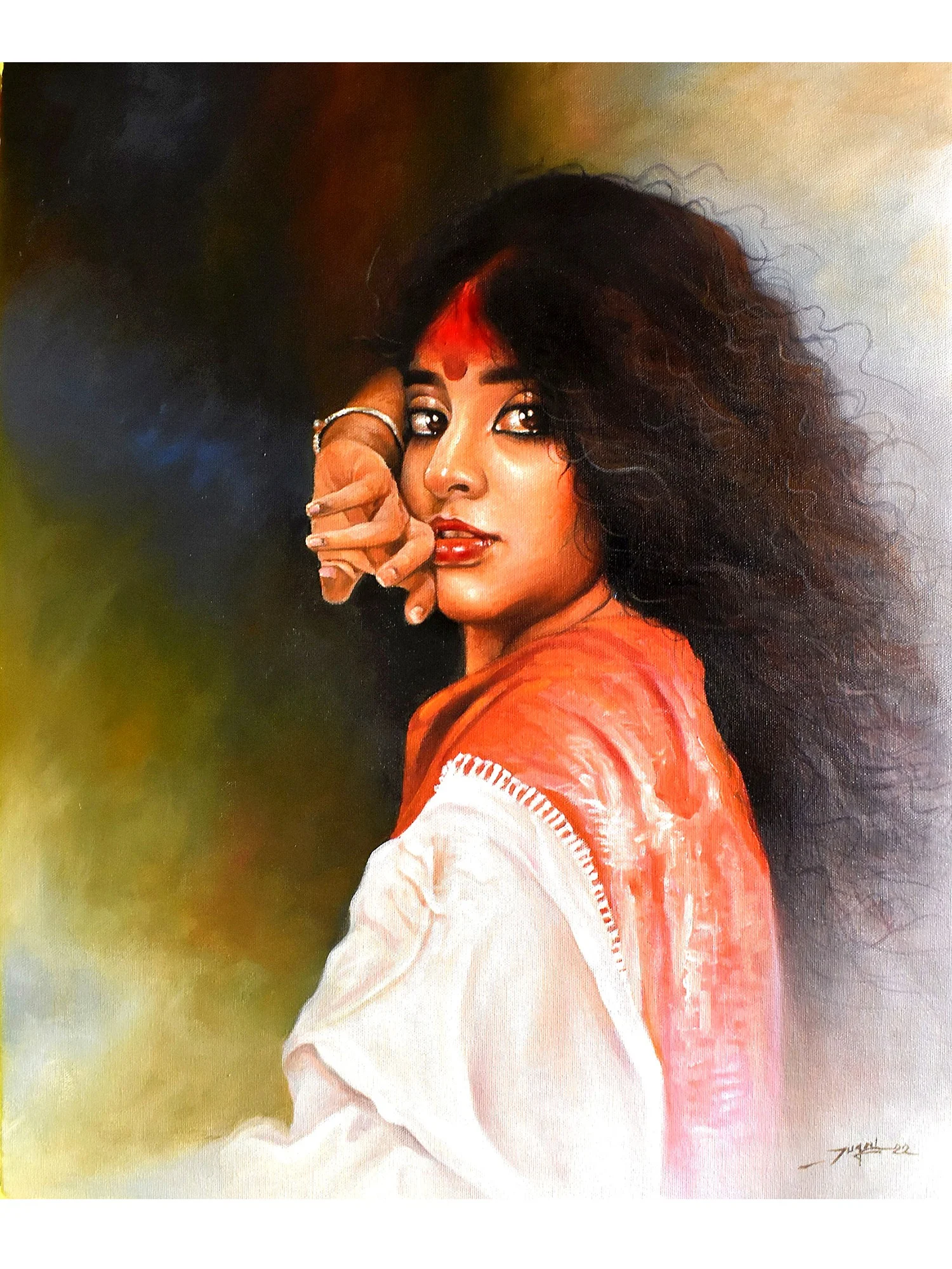 Indian Woman Painting: A Colorful Journey of Expression and Empowerment.