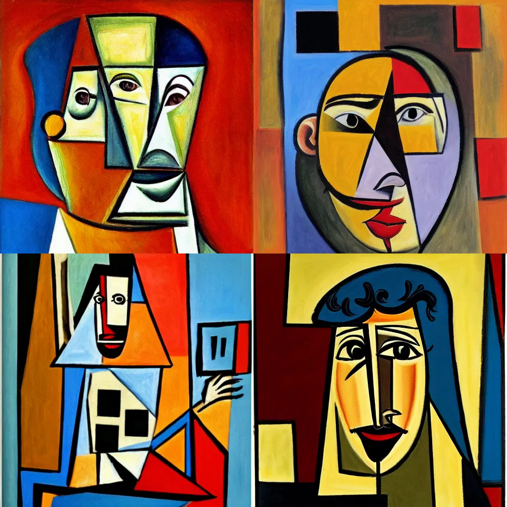 Picasso Cubist Portraits: A Revolutionary Exploration of Perspective and Form.