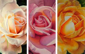 Realistic Rose Painting: Capturing Nature’s Beauty on Canvas.